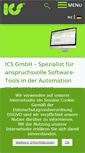 Mobile Screenshot of icsgmbh.de